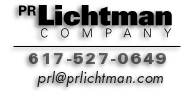 PR Lichtman Company - New England Boston Massachusetts Engineering - 617.527.0649